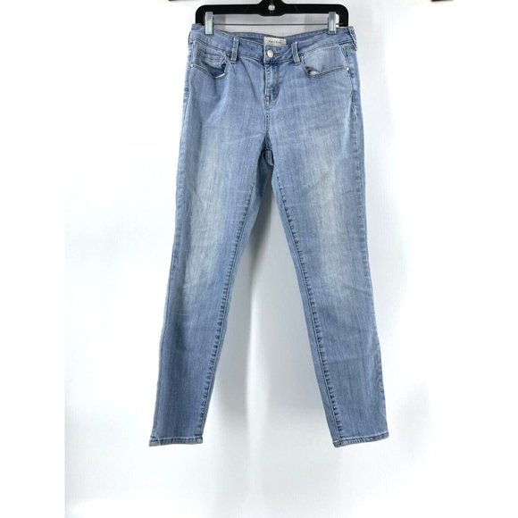 Pac Sun Women's Low Rise Skinniest Light Wash Denim Jeans Size 29 W - Picture 1 of 12